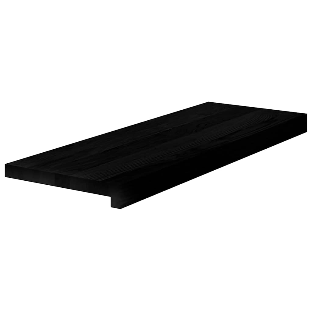 Vidaxx marches d'escalier 4 pcs 70x30x2 cm chêne massif marron foncé