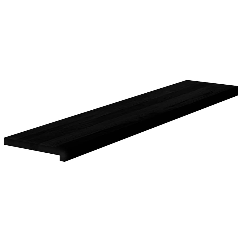 Vidaxx marches d'escalier 2 pcs 120x25x2 cm chêne massif marron foncé
