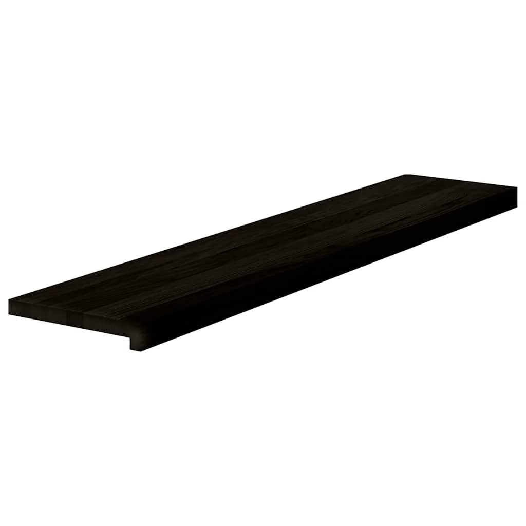 Vidaxx marches d'escalier 2 pcs 120x30x2 cm chêne massif marron foncé