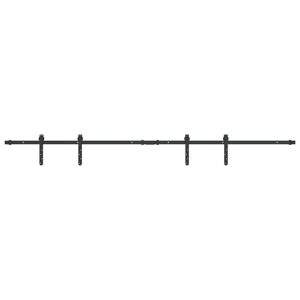 Vidaxx kit de suspension pour porte coulissante 200 cm en acier au carbone