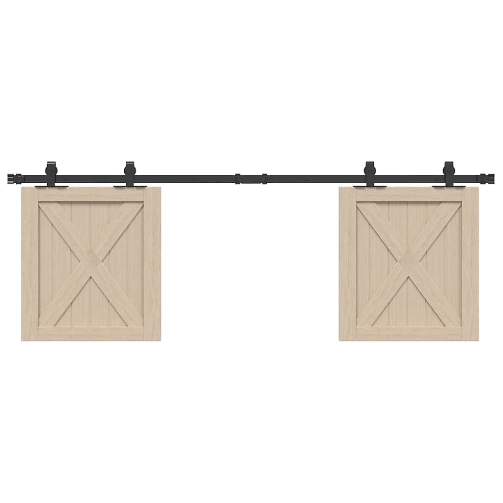 Vidaxx ensemble de suspension pour porte coulissante 152 cm en acier au carbone