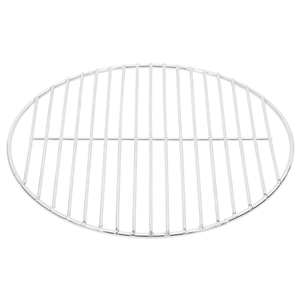 Vidaxx barbecue rond ø34,5 cm acier inoxydable 304