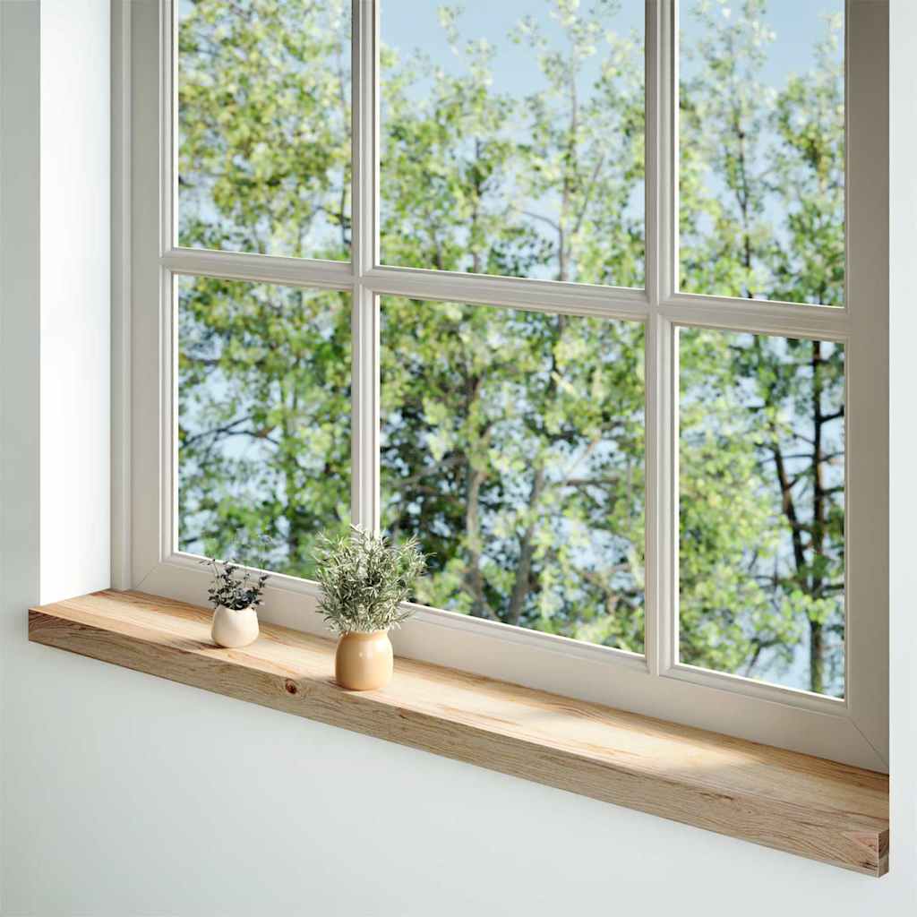 Vidaxx appuis de fenêtre 2 pcs non traité 160x15x2 cm chêne massif