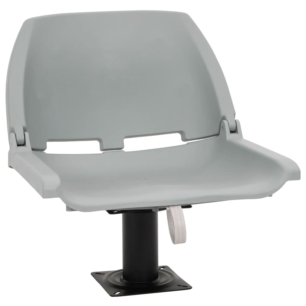 VidaXL ensemble de chaises bateau 2 pièces pliable 48x51x41 cm gris