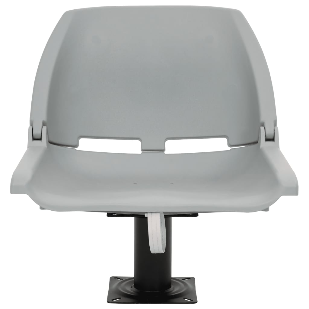 VidaXL ensemble de chaises bateau 4 pièces pliable 48x51x41 cm gris