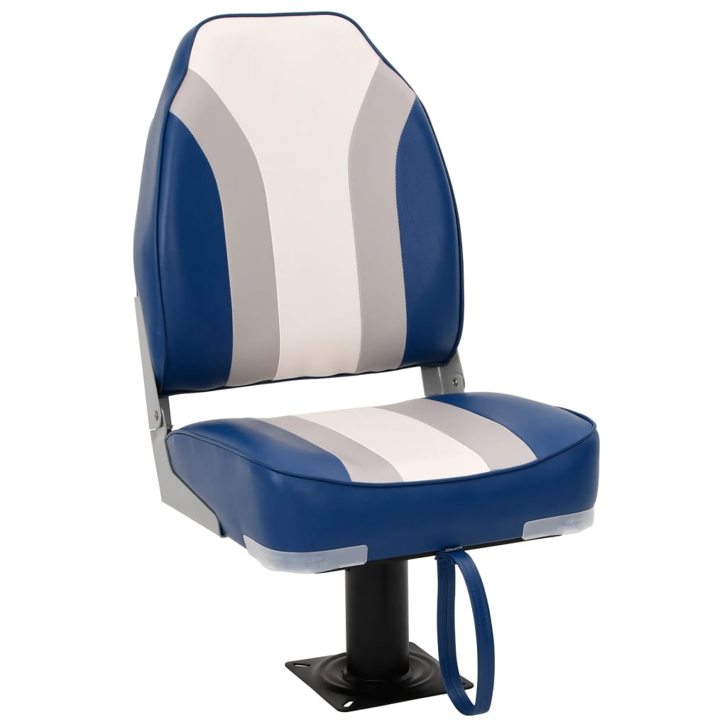 VidaXL ensemble de chaises de bateau pliantes 2 pièces avec dossier haut