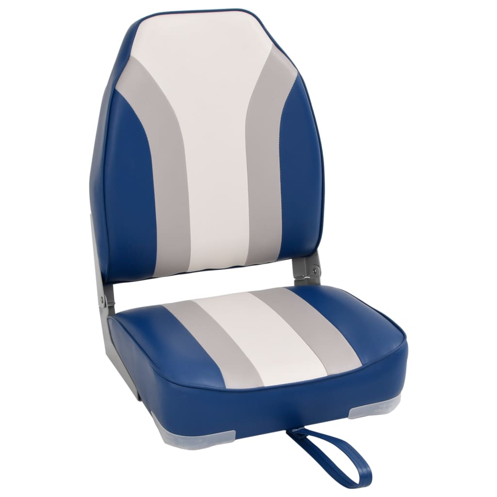 VidaXL ensemble de chaises de bateau pliantes 2 pièces avec dossier haut