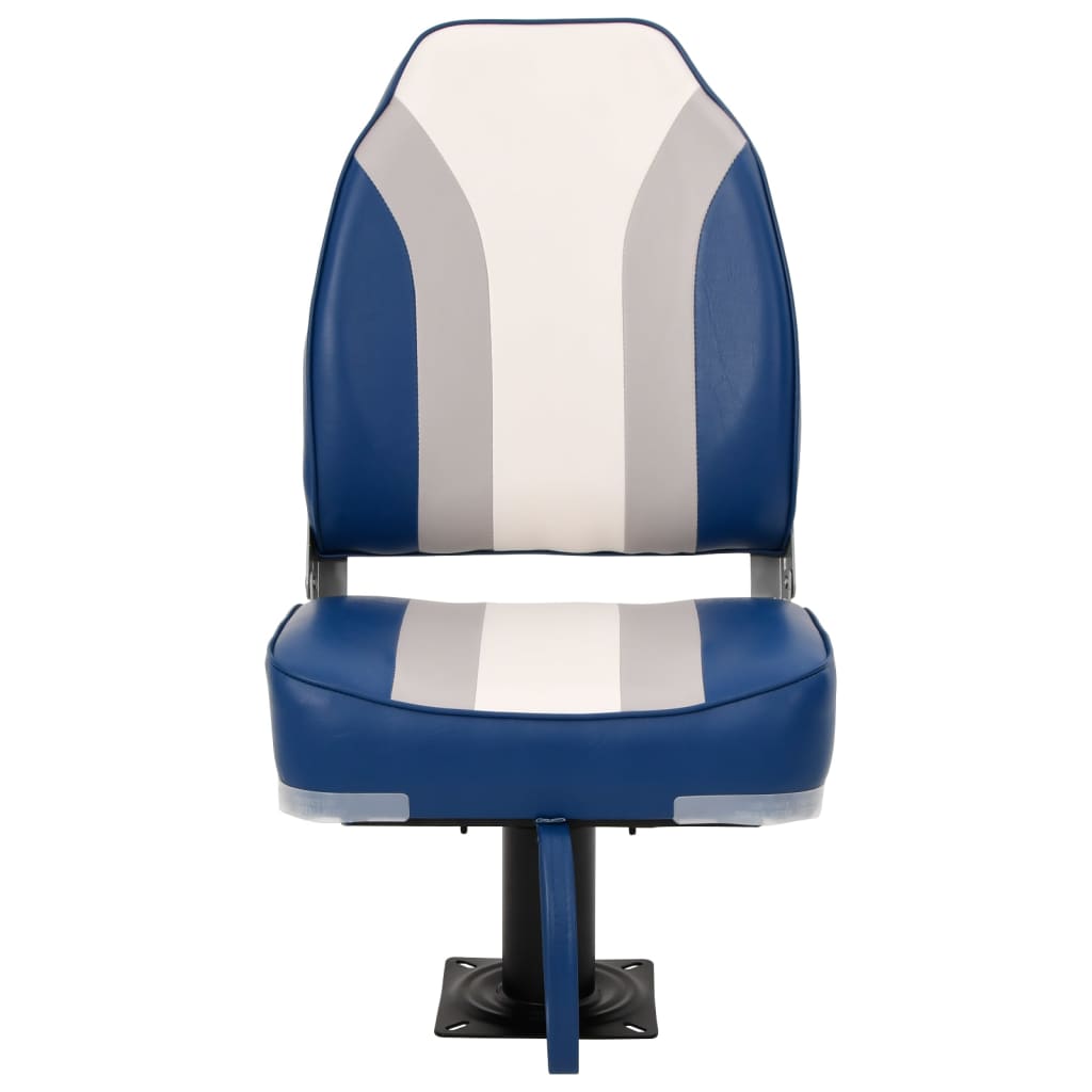 VidaXL ensemble de chaises de bateau pliantes 2 pièces avec dossier haut