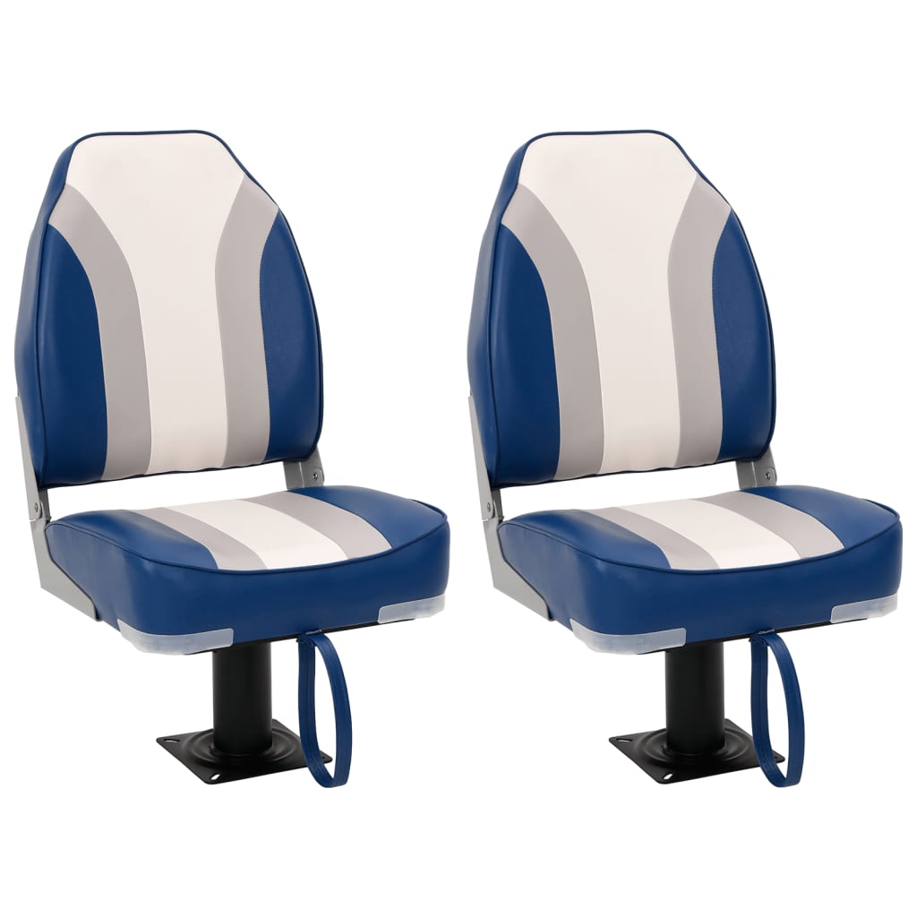 VidaXL ensemble de chaises de bateau pliantes 4 pièces avec dossier haut