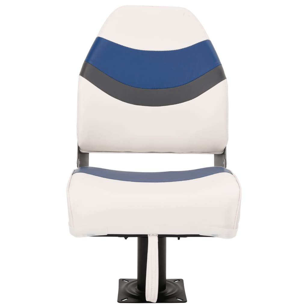 VidaXL ensemble de chaises de bateau pliantes 2 pièces avec dossier haut