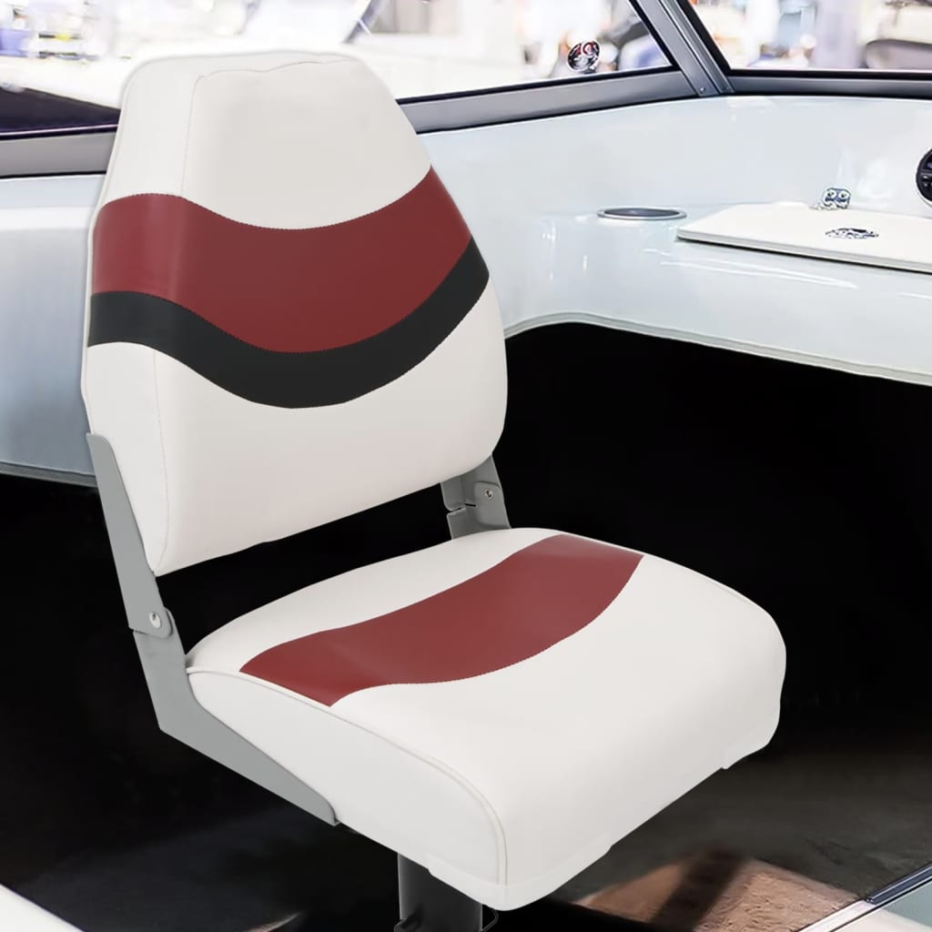Vidaxx chaises bateau 2 pcs pliables avec dossier haut 44x38x55 cm