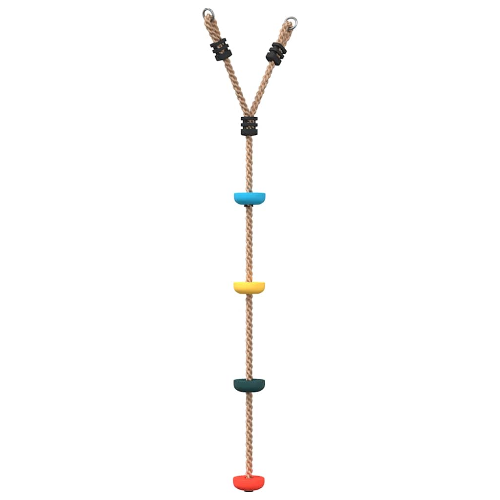 Balançoire d'escalade Vidaxl avec 4 disques, multicolore