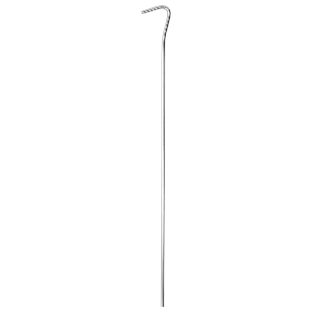 Piquets de tente Vidaxl 25 pcs ø4 mm 30 cm acier galvanisé