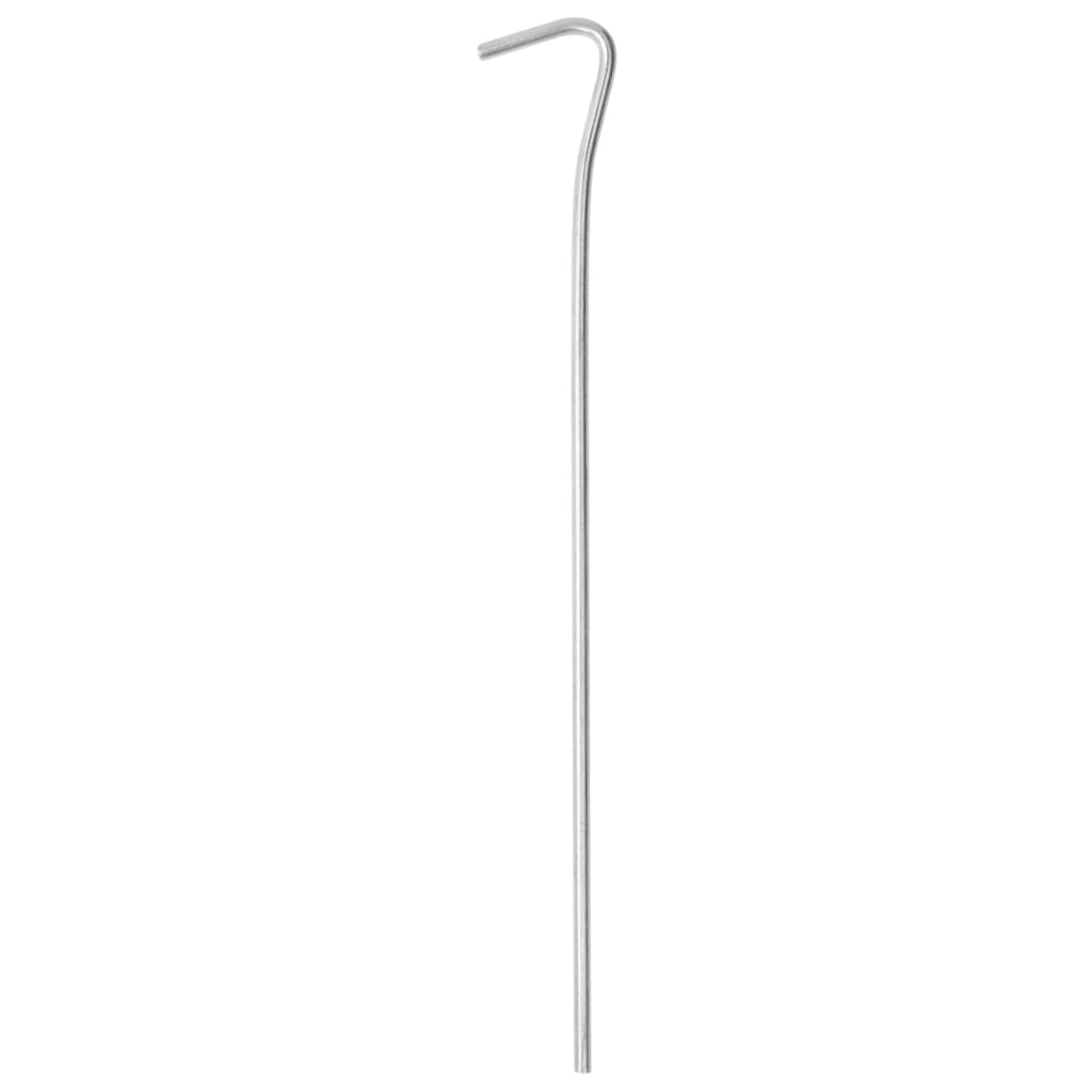 Piquets de tente Vidaxl 25 pcs ø4 mm 23 cm acier galvanisé