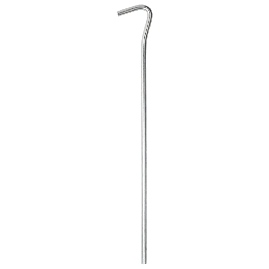 Piquets de tente Vidaxl 50 pcs ø5 mm 23 cm acier galvanisé