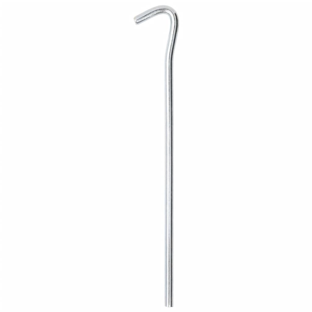 Piquets de tente Vidaxl 50 pcs ø7 mm 23 cm acier galvanisé