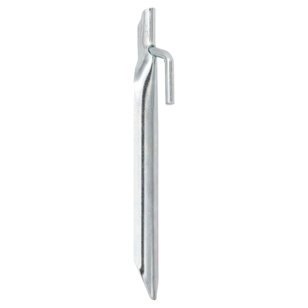 Vidaxl piquets de tente 24 pcs en forme de V ø20 mm 17 cm acier galvanisé