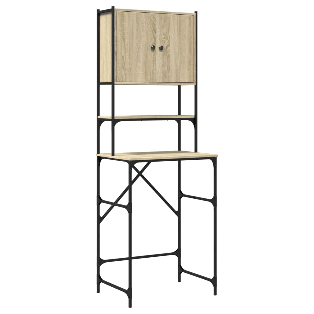 Vidaxx meuble lave-linge 68x48,5x194 cm couleur chêne sonoma
