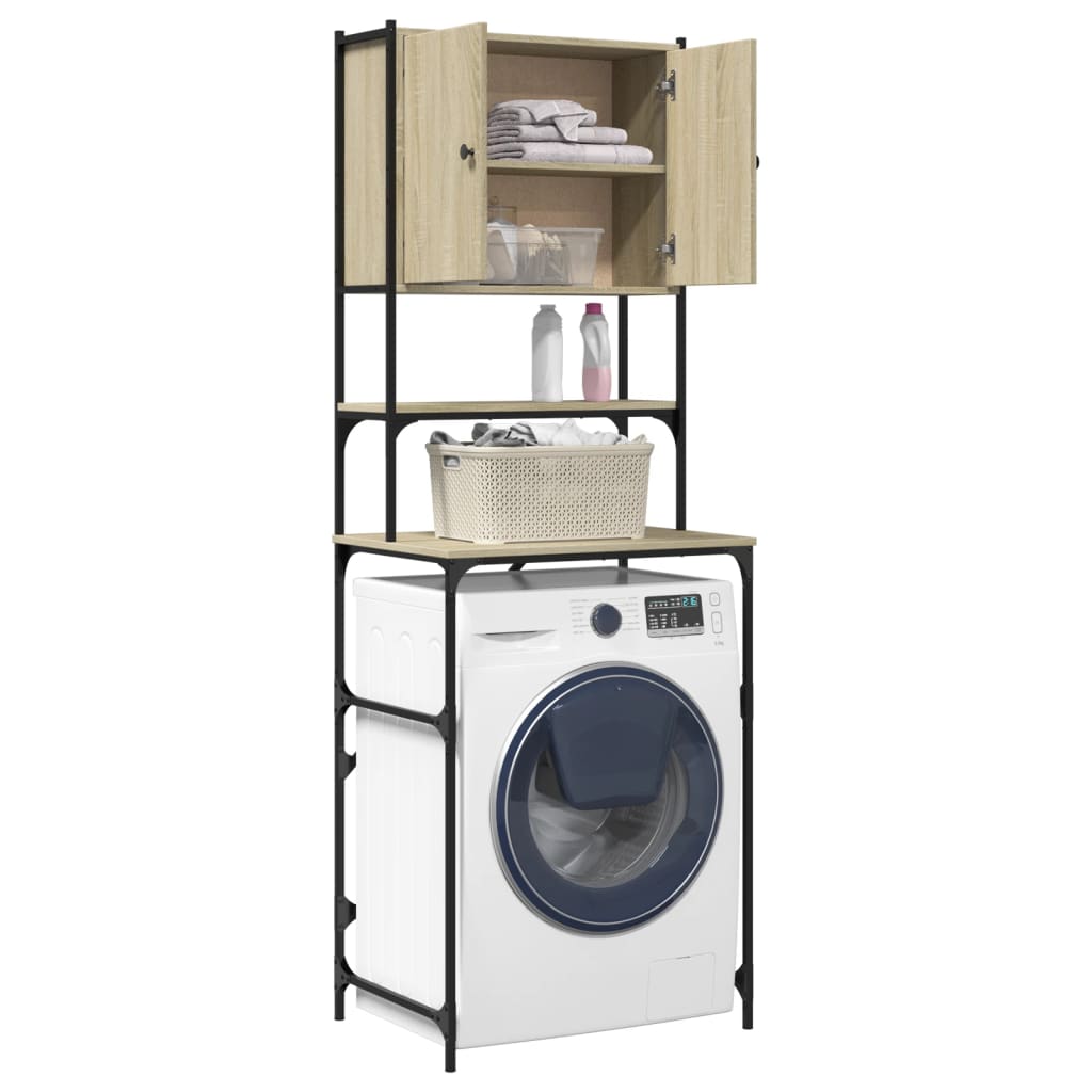Vidaxx meuble lave-linge 68x48,5x194 cm couleur chêne sonoma