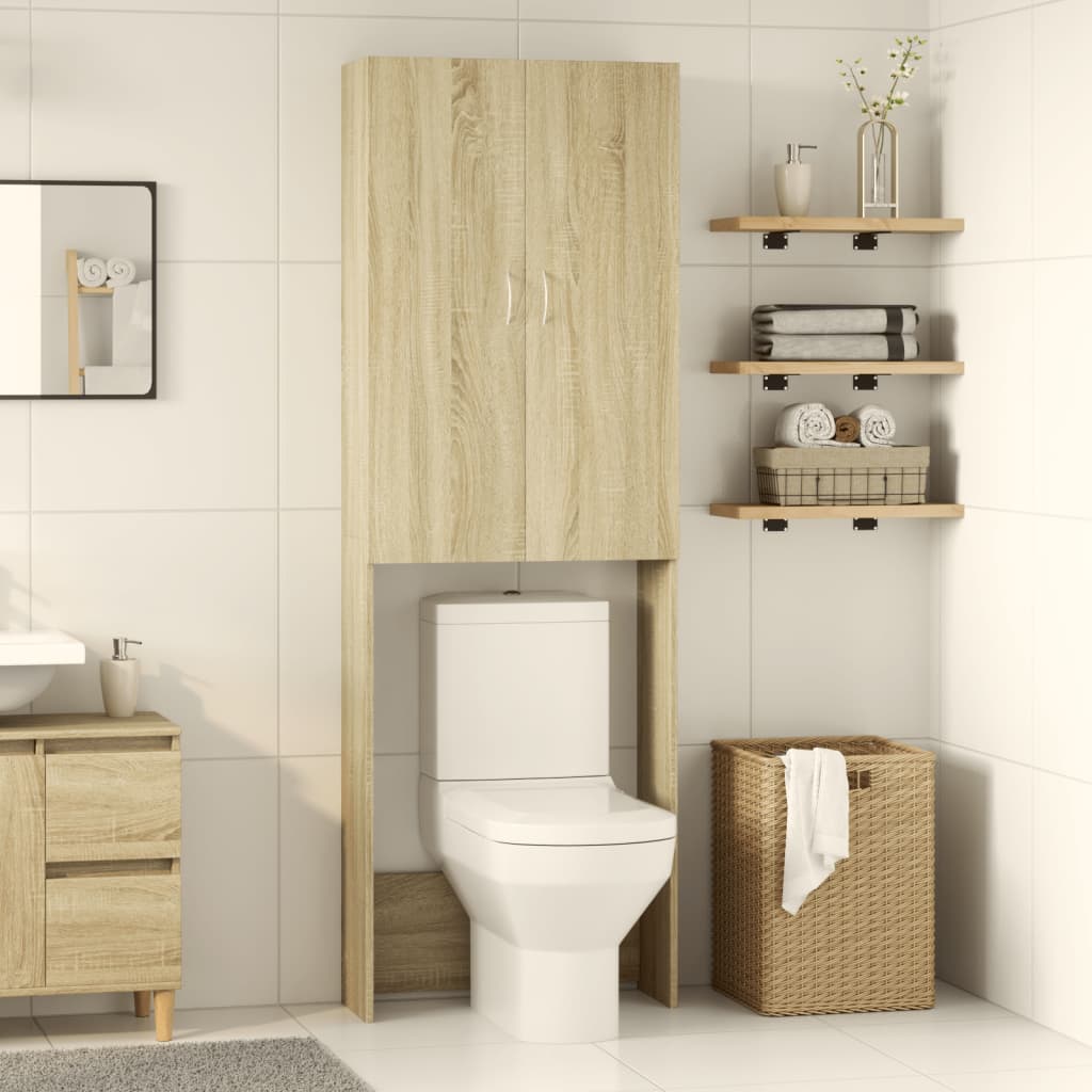 Vidaxx meuble lave-linge 64x25,5x190 cm couleur chêne sonoma