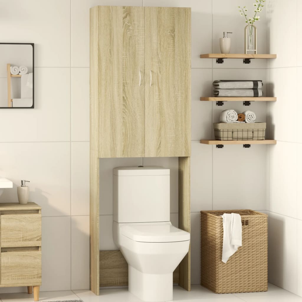 Vidaxx meuble lave-linge 64x25,5x190 cm couleur chêne sonoma