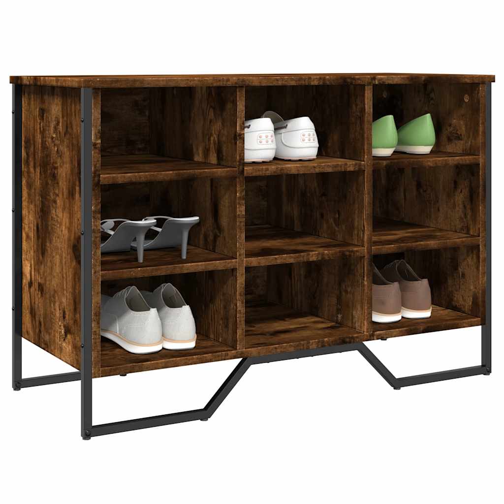 Vidaxx armoire à chaussures 90x38x61,5 cm bois traité, chêne fumé