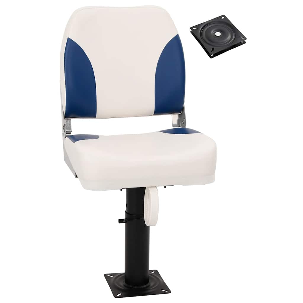 VidaXL Chaise bateau avec pied réglable en hauteur, rotative à 360°