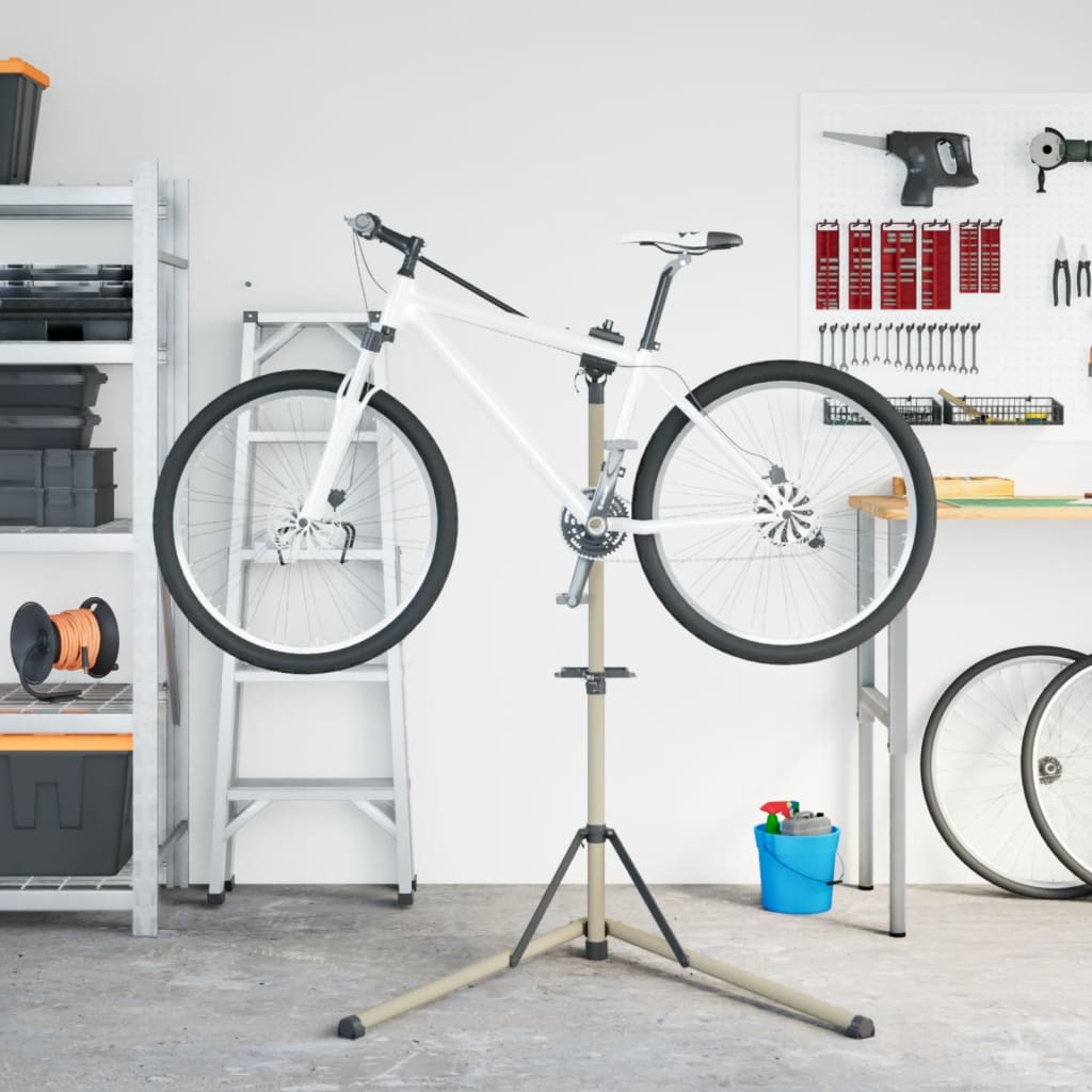 Vidaxx support de réparation de vélo pliable 102-160 cm aluminium