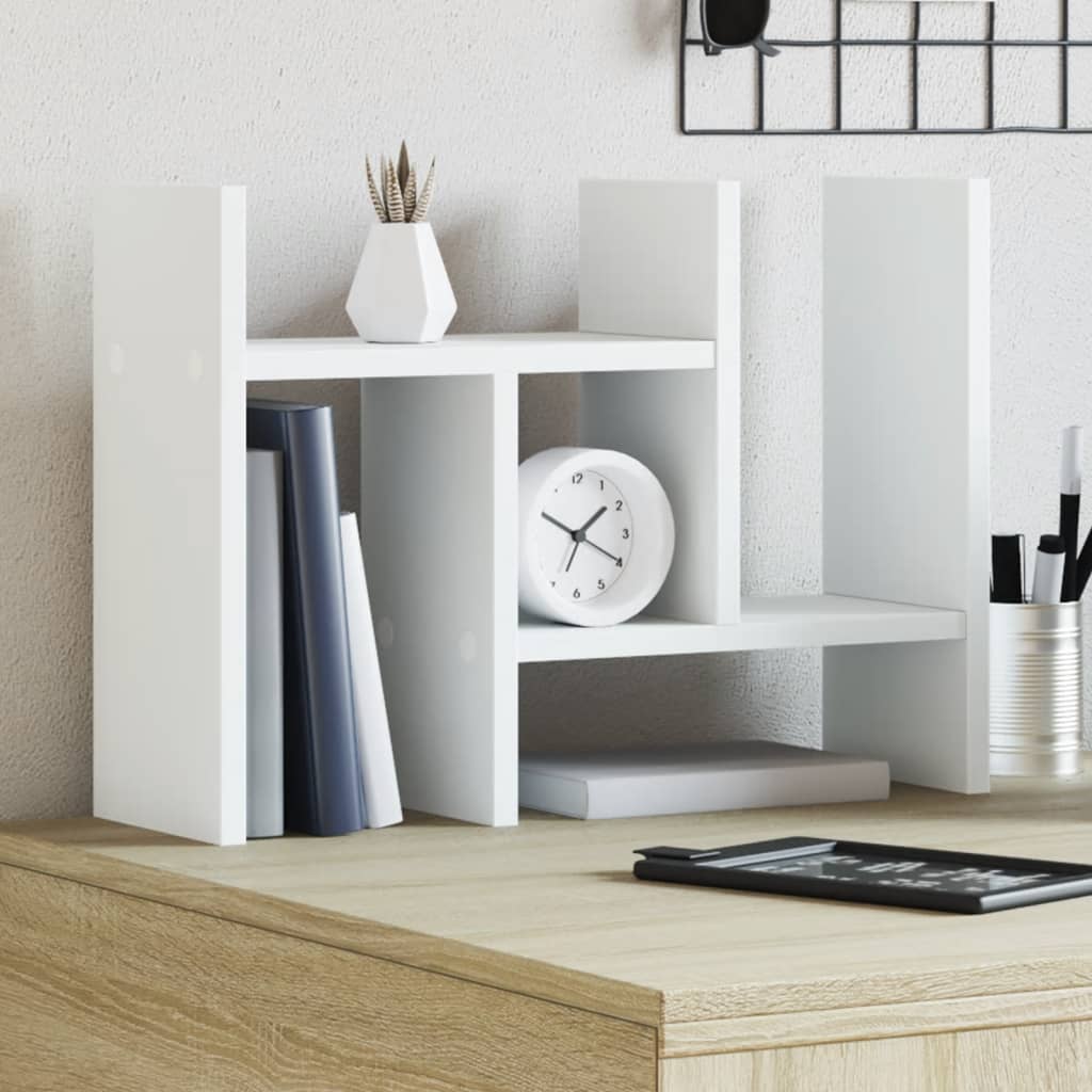 Vidaxx organisateur de bureau 34,5x15,5x35,5 cm bois d'ingénierie blanc
