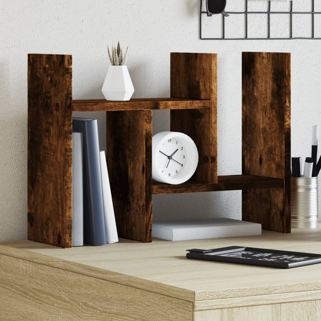 Vidaxx organisateur de bureau 34,5x15,5x35,5 cm bois couleur chêne fumé