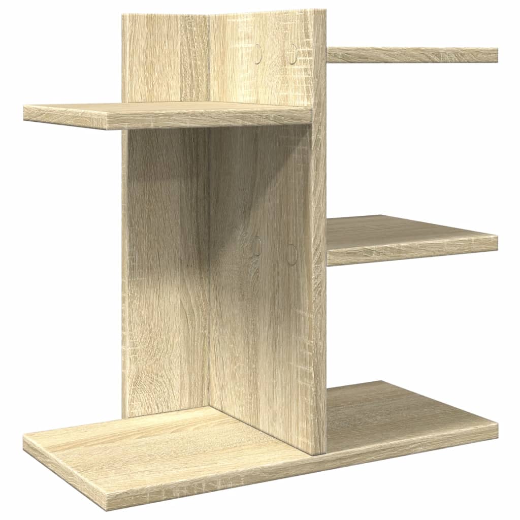 Vidaxx organiseur de bureau 42x21,5x42 cm en dérivé du bois couleur chêne sonoma