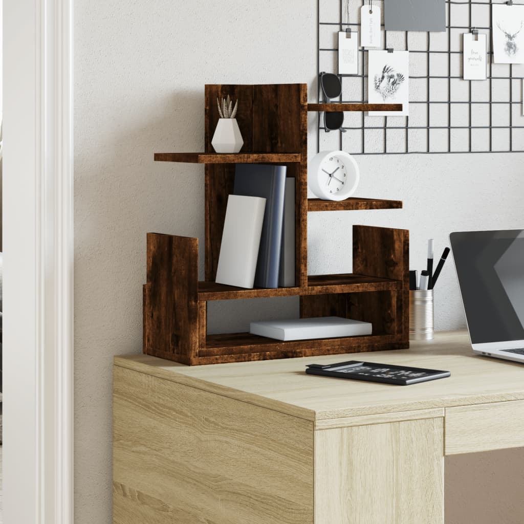 Vidaxx organisateur de bureau 49x20x52,5 cm bois traité, couleur chêne fumé