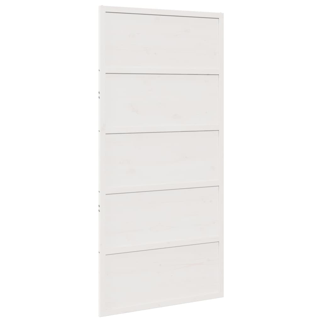 Vidaxx porte coulissante 100x208 cm bois de pin massif blanc