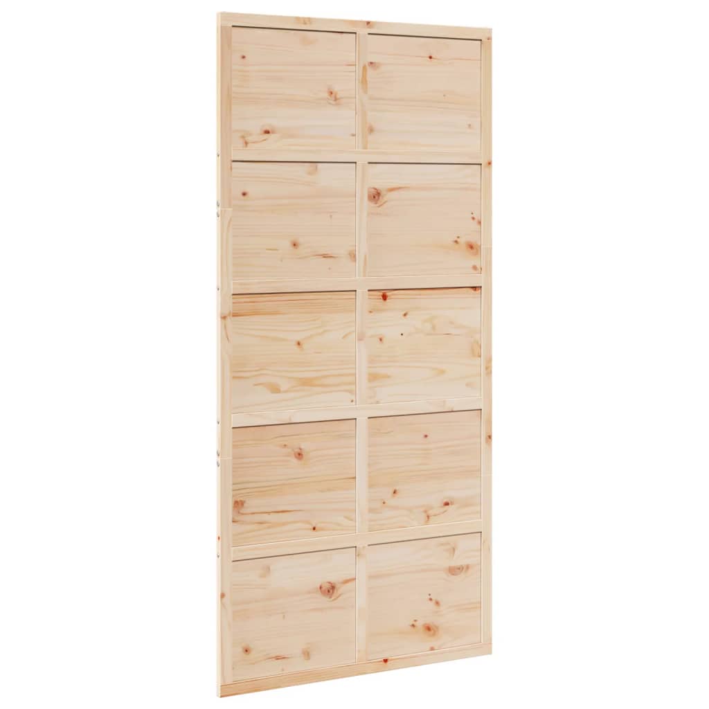 Vidaxx porte coulissante 100x208 cm bois de pin massif