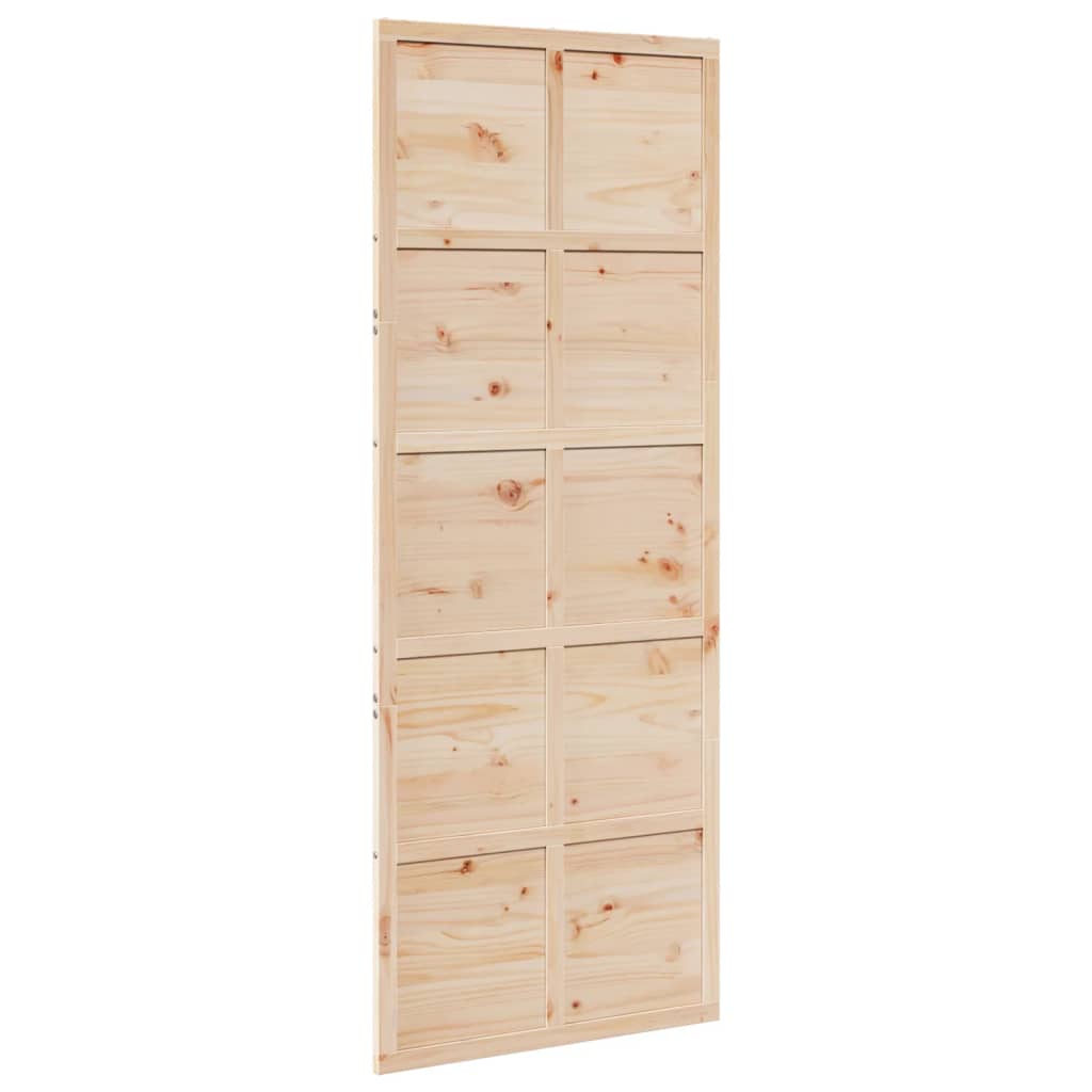 Vidaxx porte coulissante 80x208 cm bois de pin massif