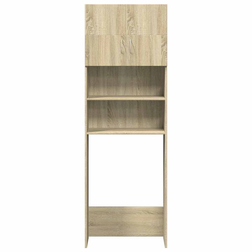 Vidaxx meuble lave-linge 64x25,5x190 cm bois d'ingénierie couleur chêne sonoma