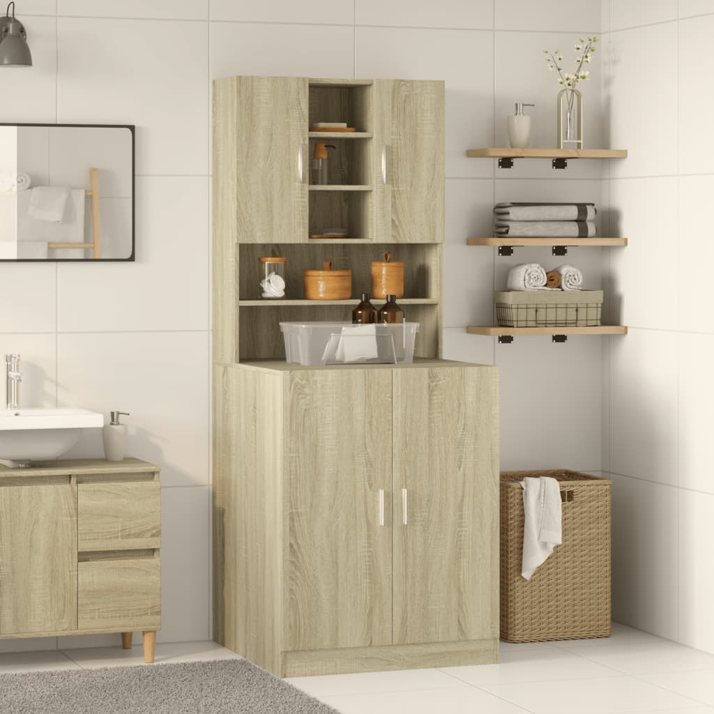 Vidaxx meuble lave-linge 70,5x24x90 cm couleur chêne sonoma