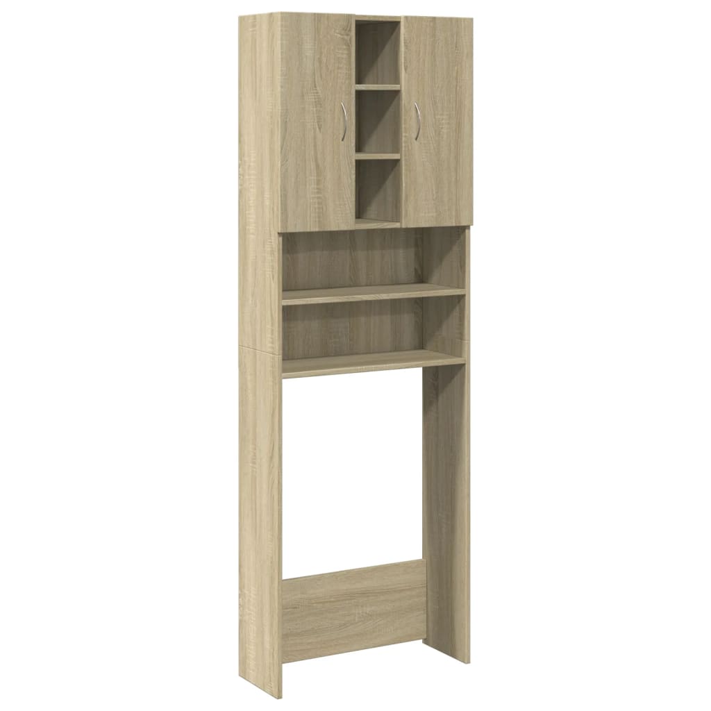 VidaXL Meuble lave-linge 64x25,5x190 cm chêne sonoma