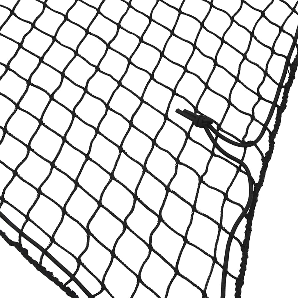 Vidaxx filet de remorque corde élastique 2,1x1,25 m polypropylène noir