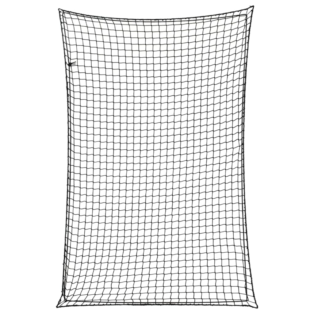Vidaxx filet de remorque corde élastique 3x2 m polypropylène noir