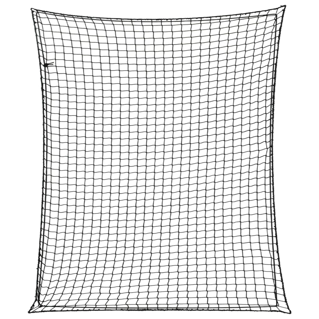 Vidaxx filet de remorque corde élastique 3,5x3 m polypropylène noir