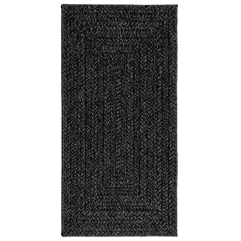 VidaXL tapis zizur intérieur et extérieur 60x110 cm aspect jute anthracite