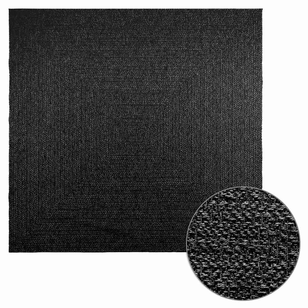 VidaXL tapis zizur intérieur et extérieur 240x240cm aspect jute anthracite
