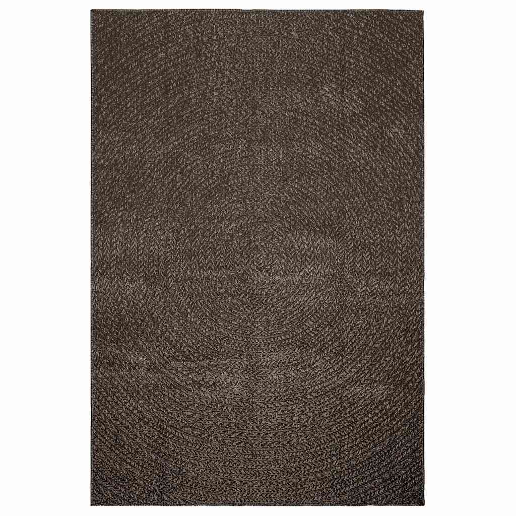 VidaXL tapis zizur intérieur et extérieur 140x200cm aspect jute anthracite