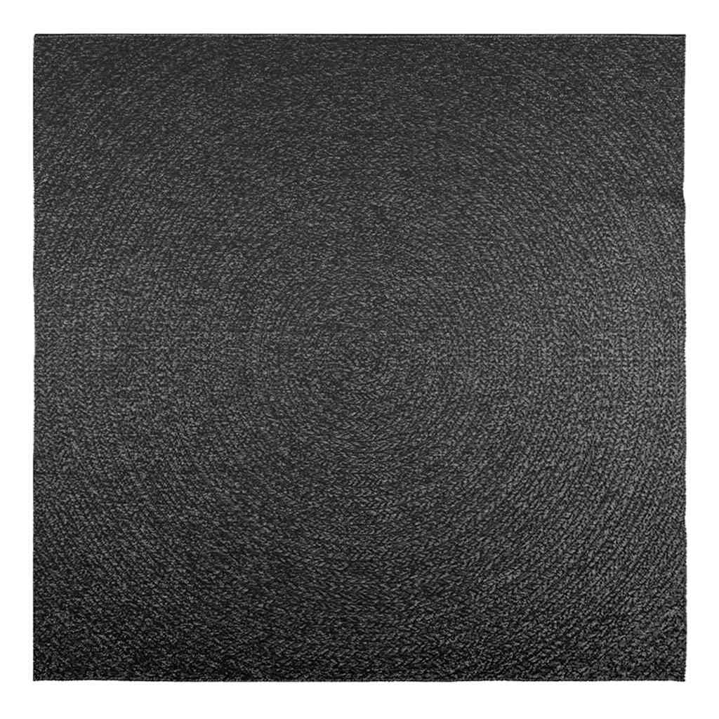 VidaXL tapis zizur intérieur et extérieur 200x200cm aspect jute anthracite