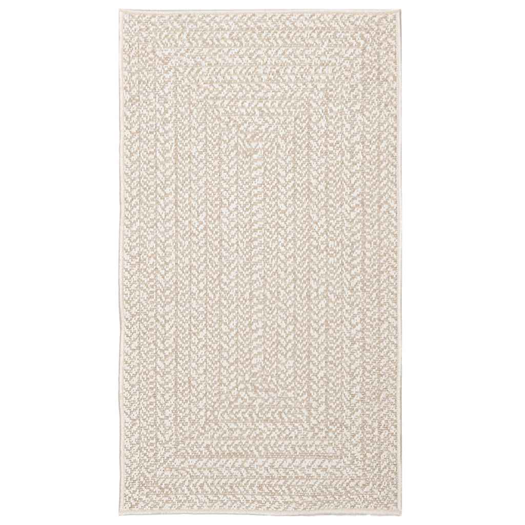 VidaXL tapis zizur crème intérieur et extérieur 60x110 cm aspect jute