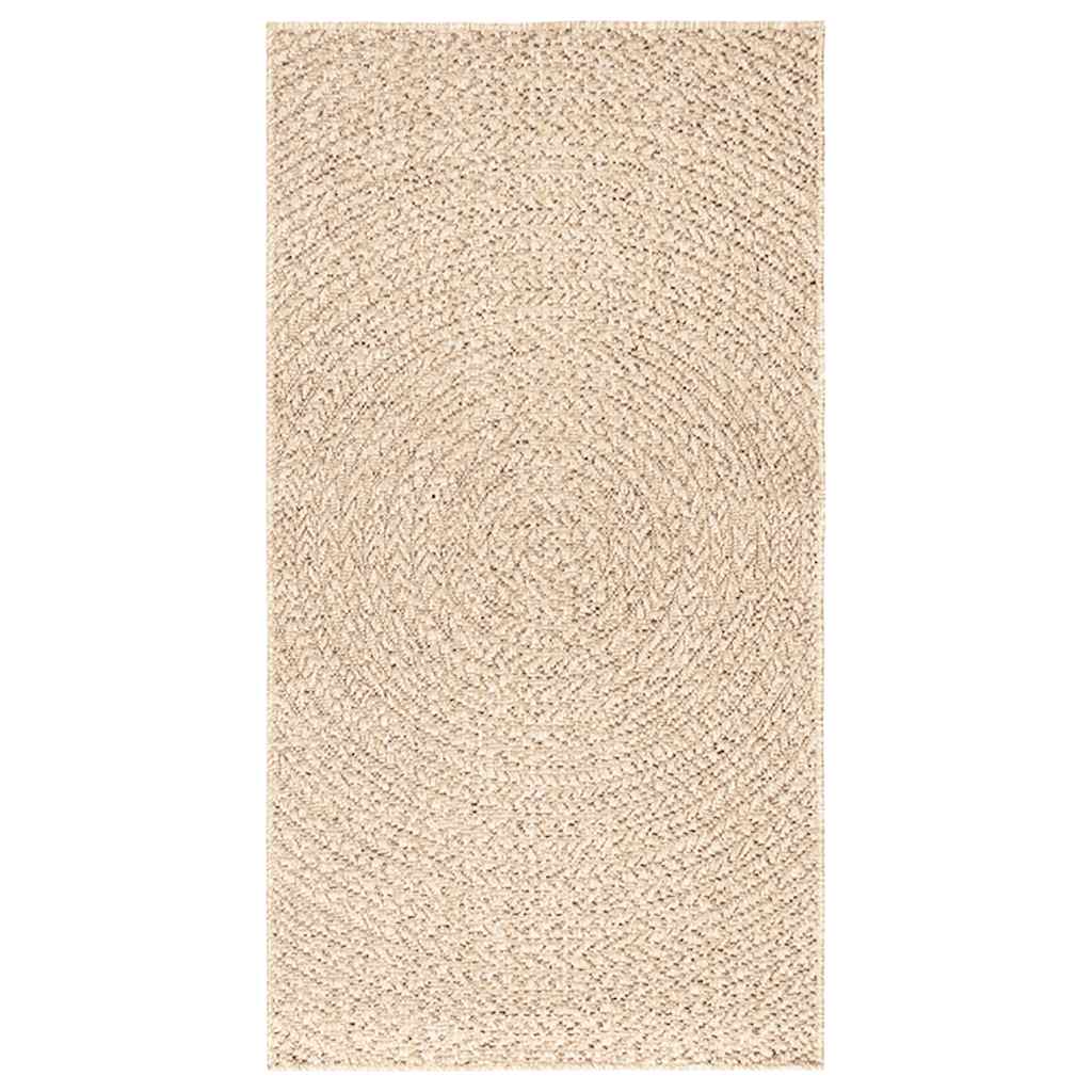 VidaXL tapis zizur beige intérieur et extérieur 60x110 cm aspect jute