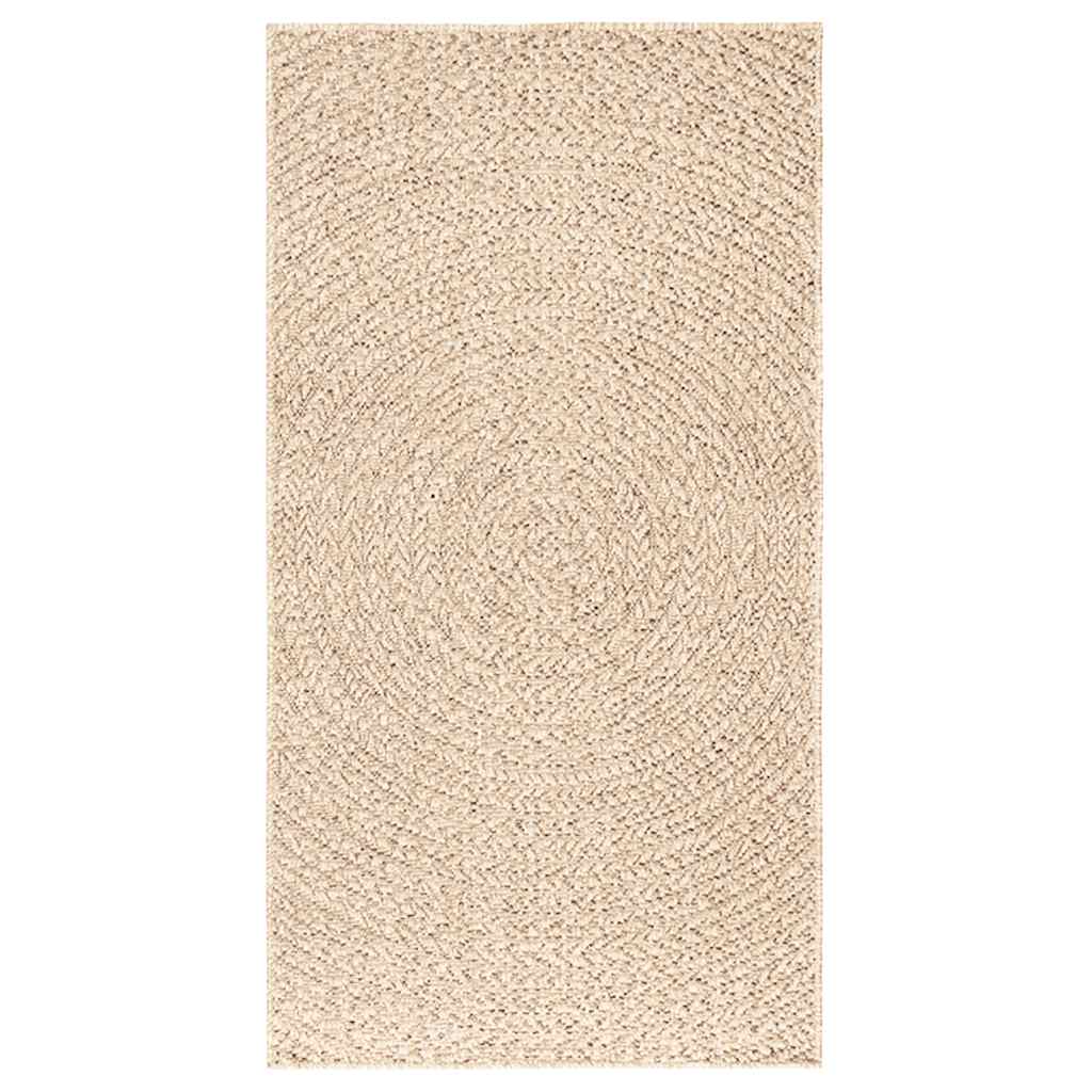 VidaXL tapis zizur beige intérieur et extérieur 80x150 cm aspect jute