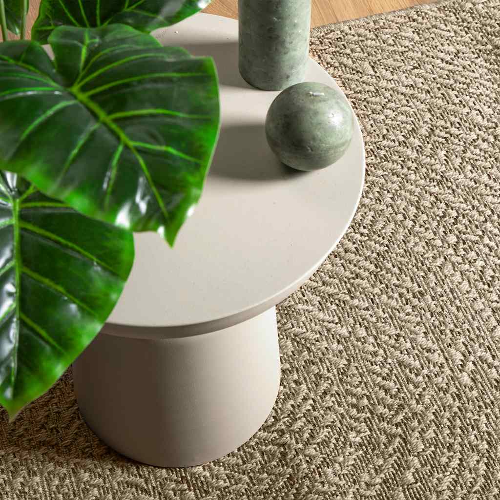 VidaXL tapis zizur beige intérieur et extérieur 80x250 cm aspect jute