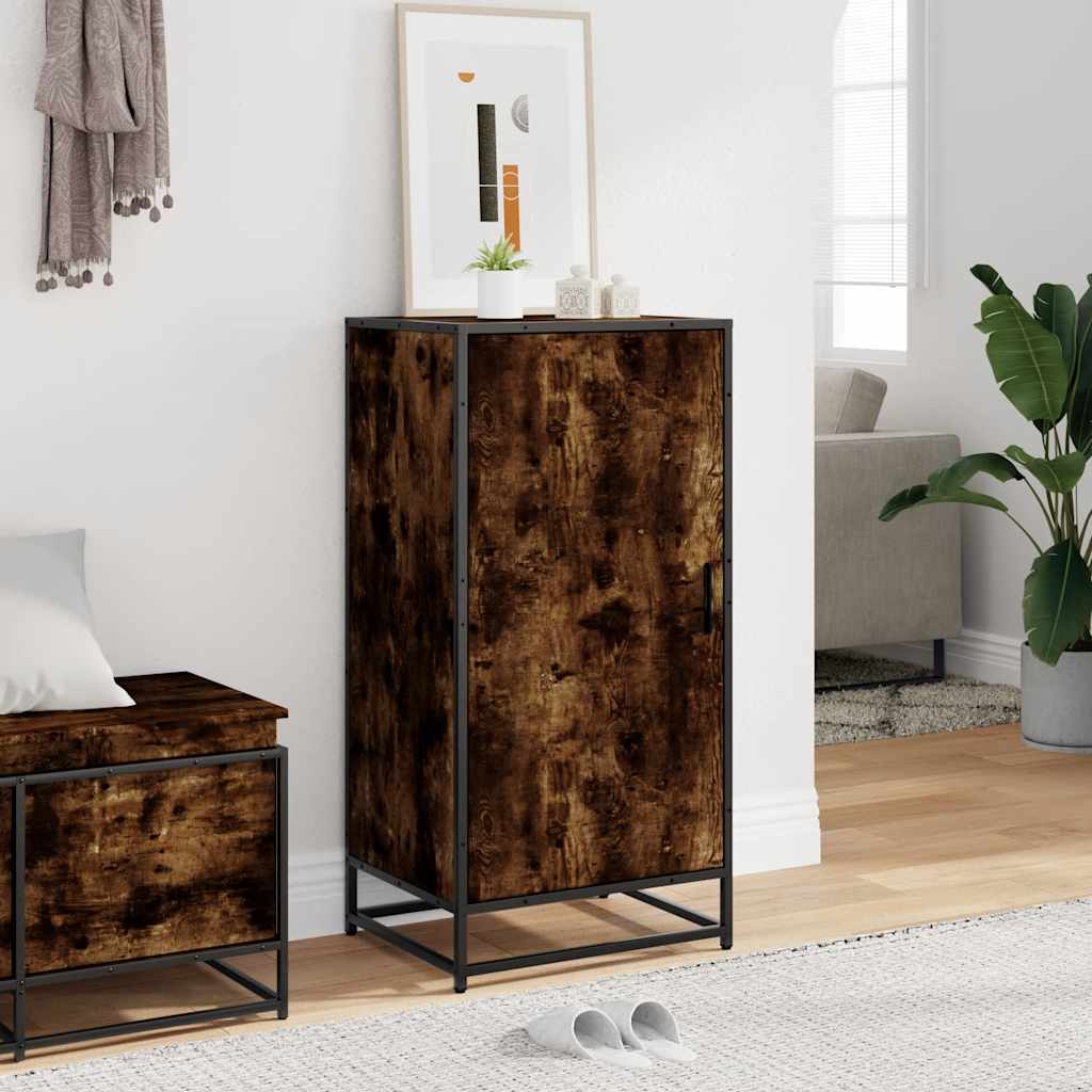 Vidaxx étagère à chaussures 48x38x97,5 cm bois traité, chêne fumé